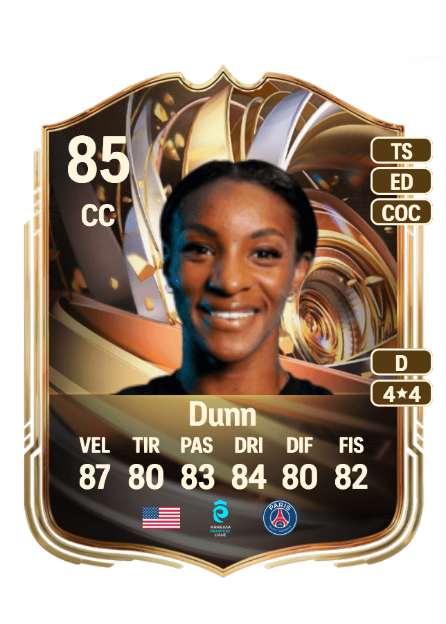 Crystal Dunn card