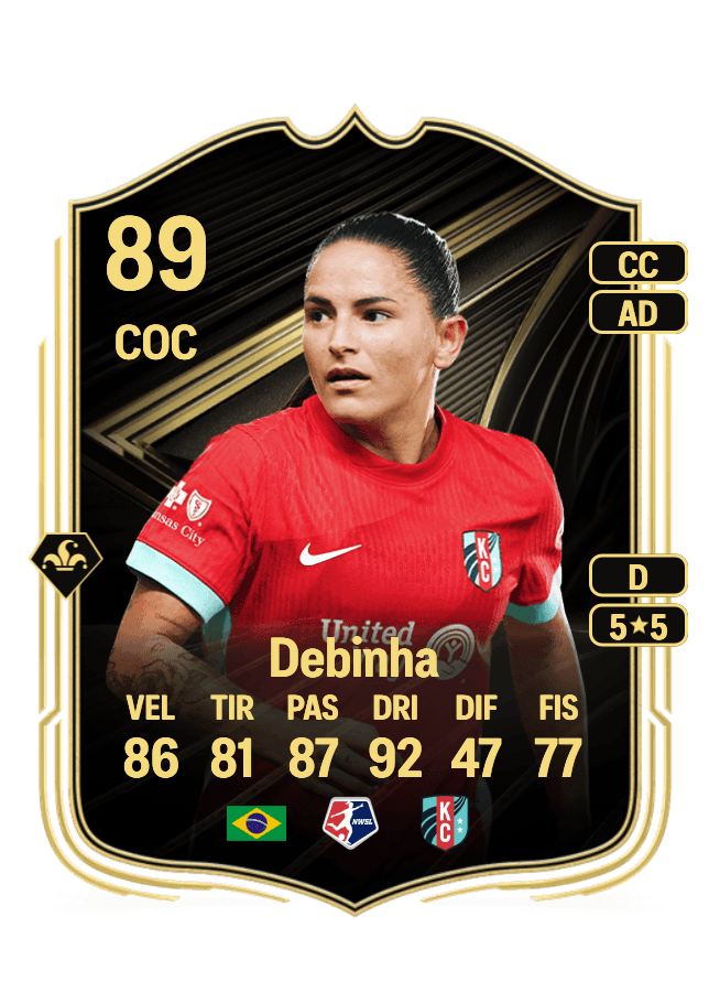 Debinha card