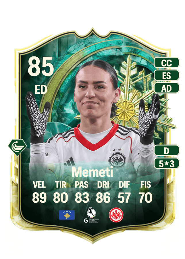 Erëleta Memeti card