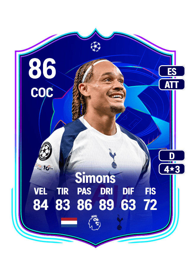 Xavi Simons card