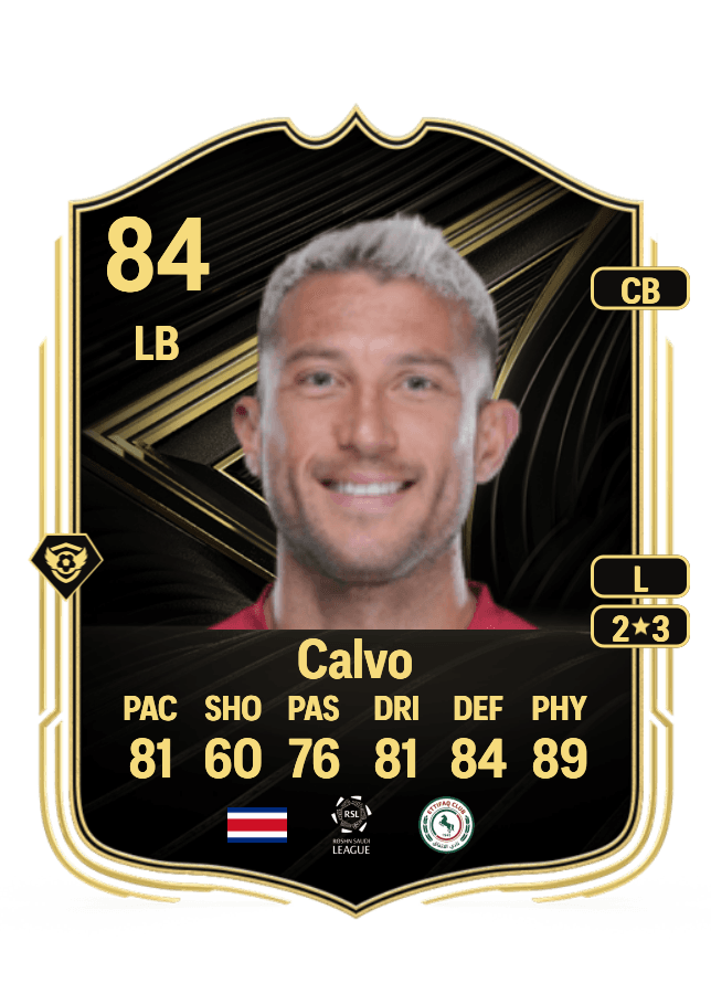 Francisco Calvo card