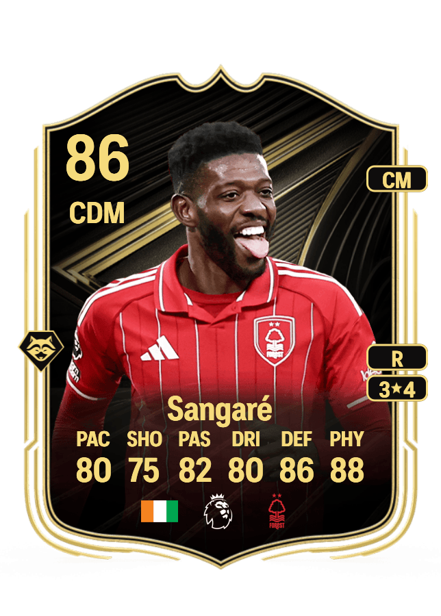 Ibrahim Sangaré card