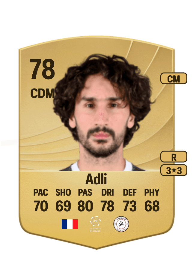 Yacine Adli card