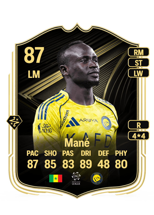 Sadio Mané card