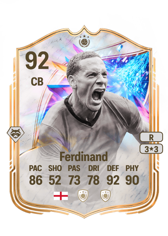 Rio Ferdinand card