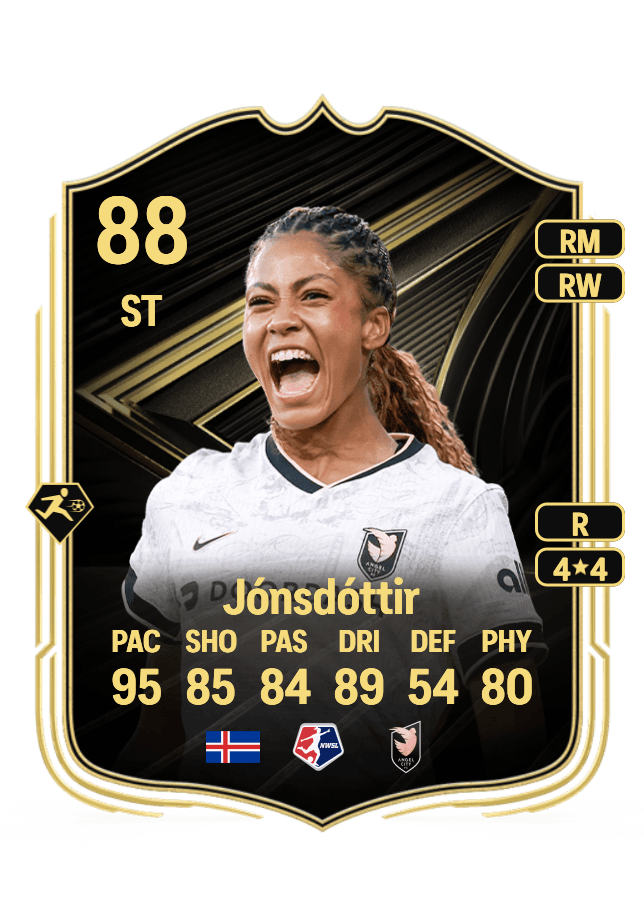 Sveindís Jane Jónsdóttir card