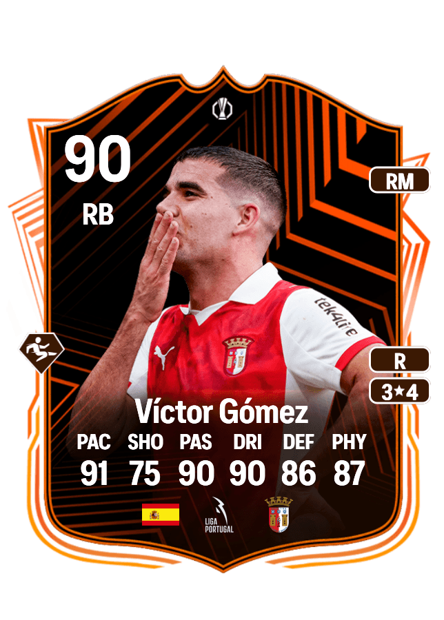 Víctor Gómez card