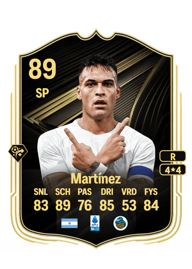 Lautaro Martínez card
