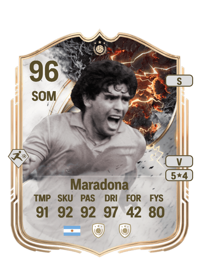 Diego Armando Maradona card