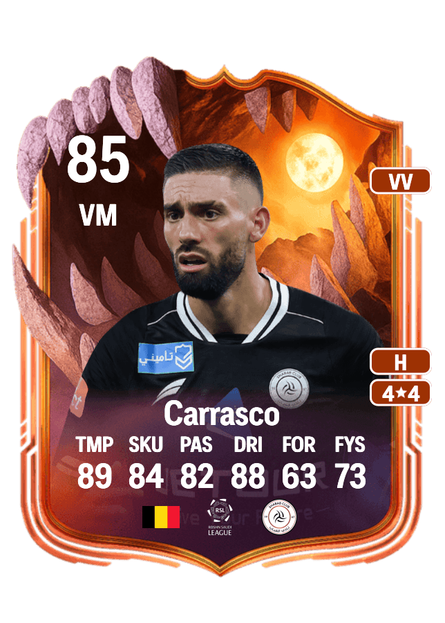 Yannick Carrasco card