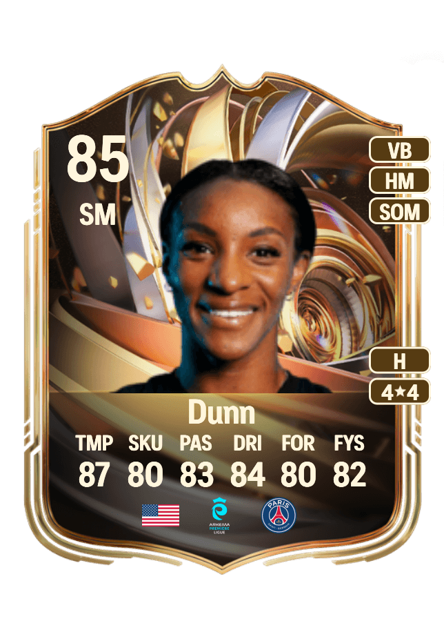 Crystal Dunn card