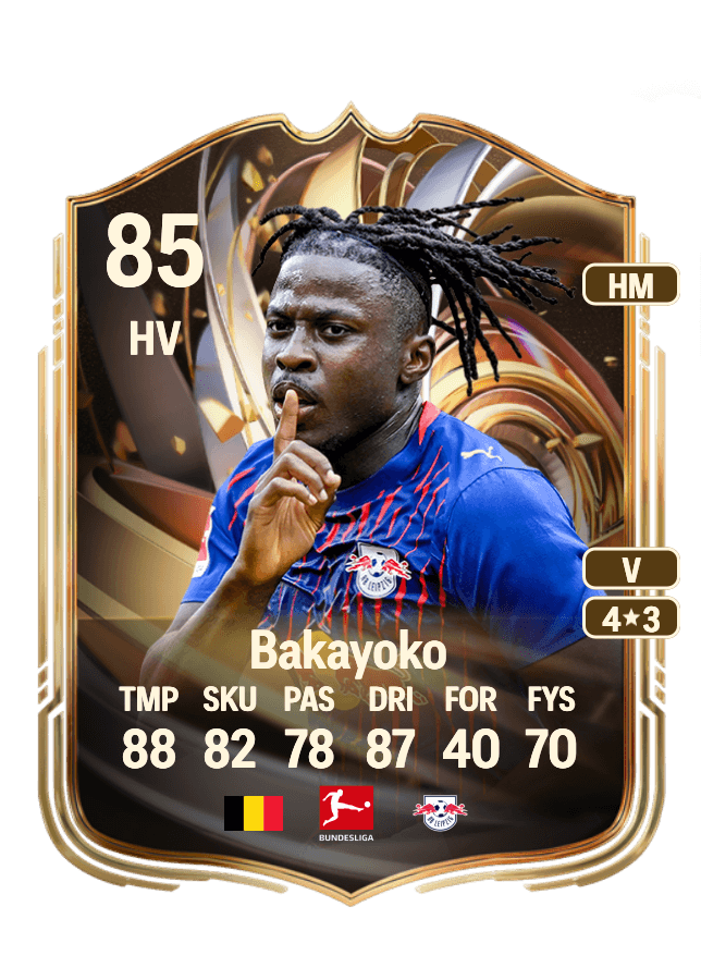 Johan Bakayoko card