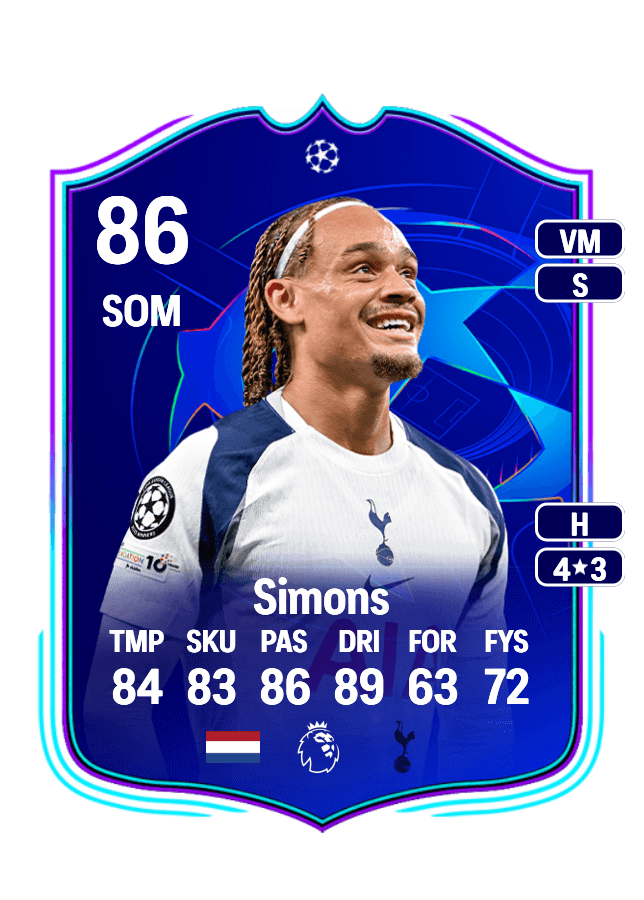 Xavi Simons card