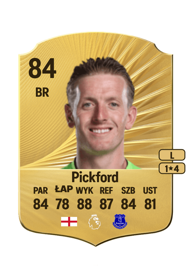 Jordan Pickford card