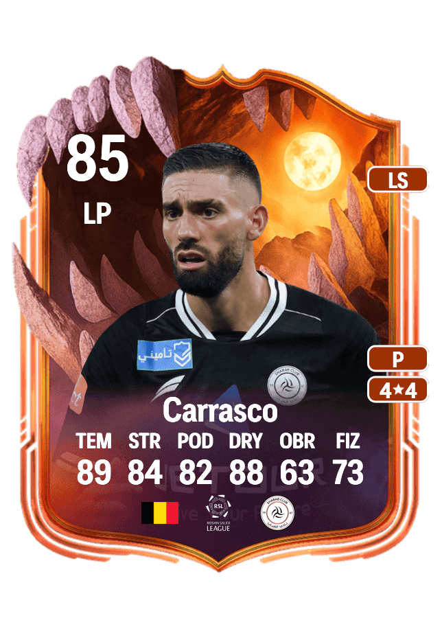 Yannick Carrasco card