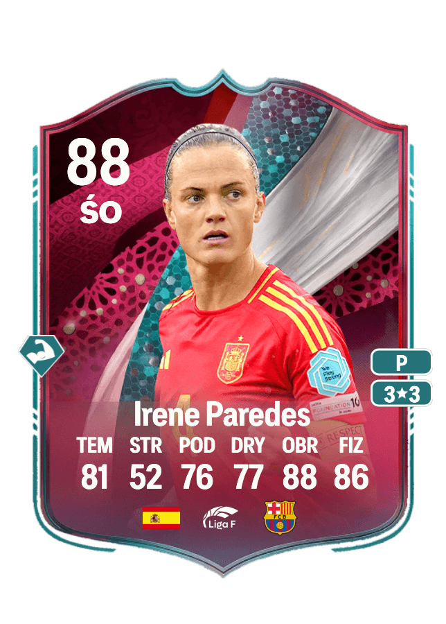 Irene Paredes card