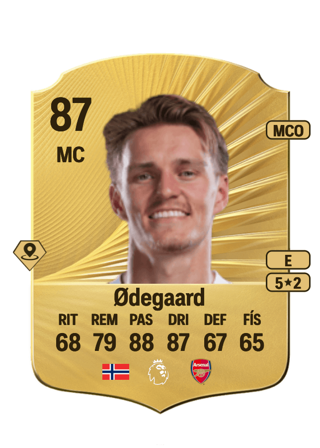 Martin Ødegaard card