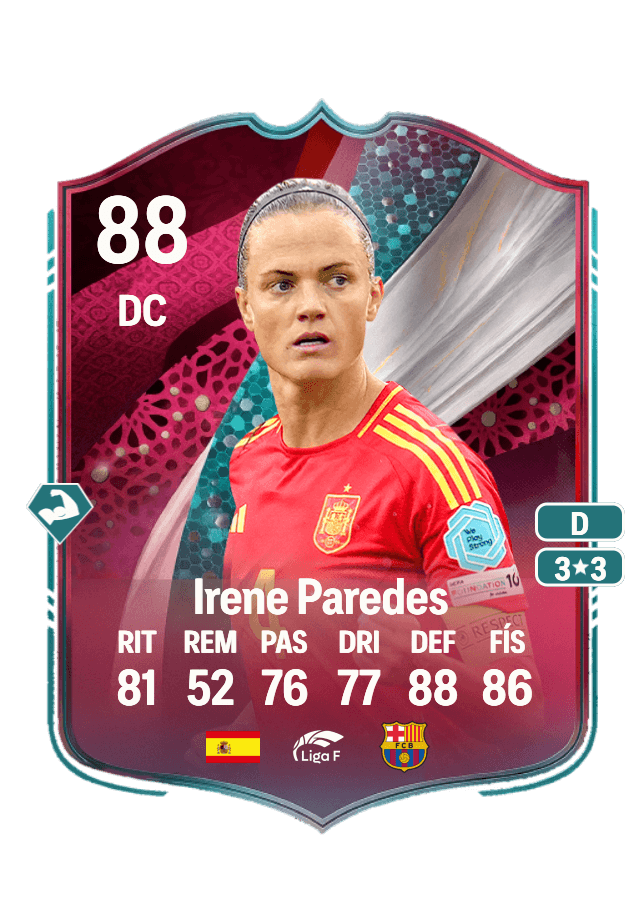 Irene Paredes card