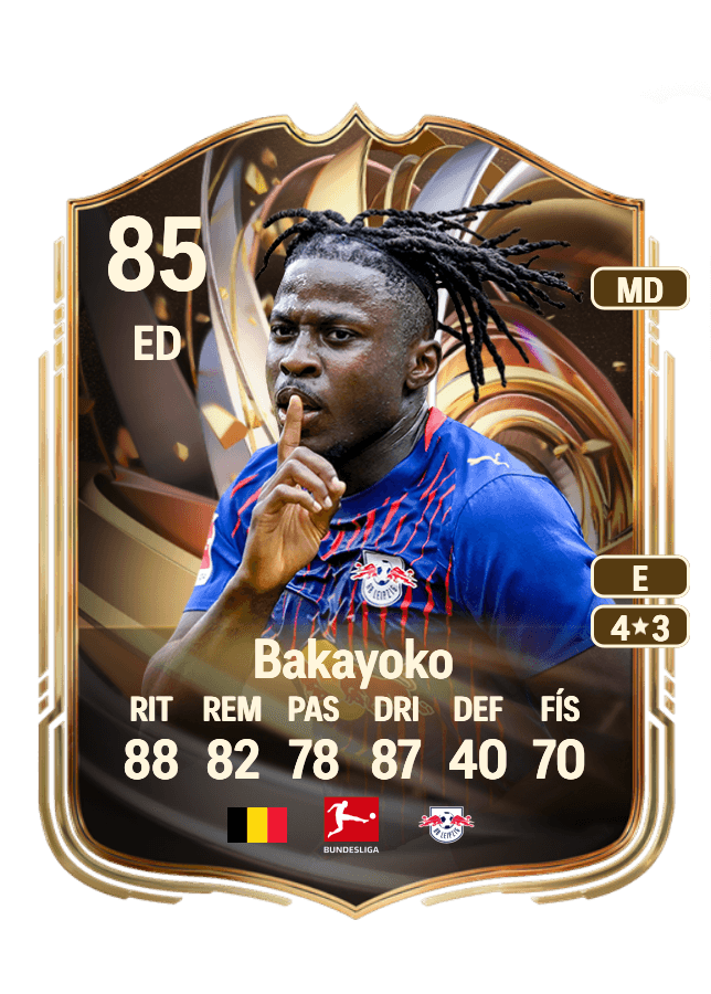 Johan Bakayoko card