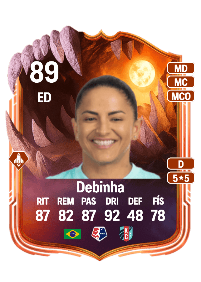 Debinha card