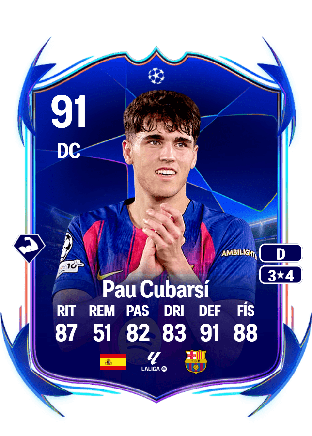 Pau Cubarsí card