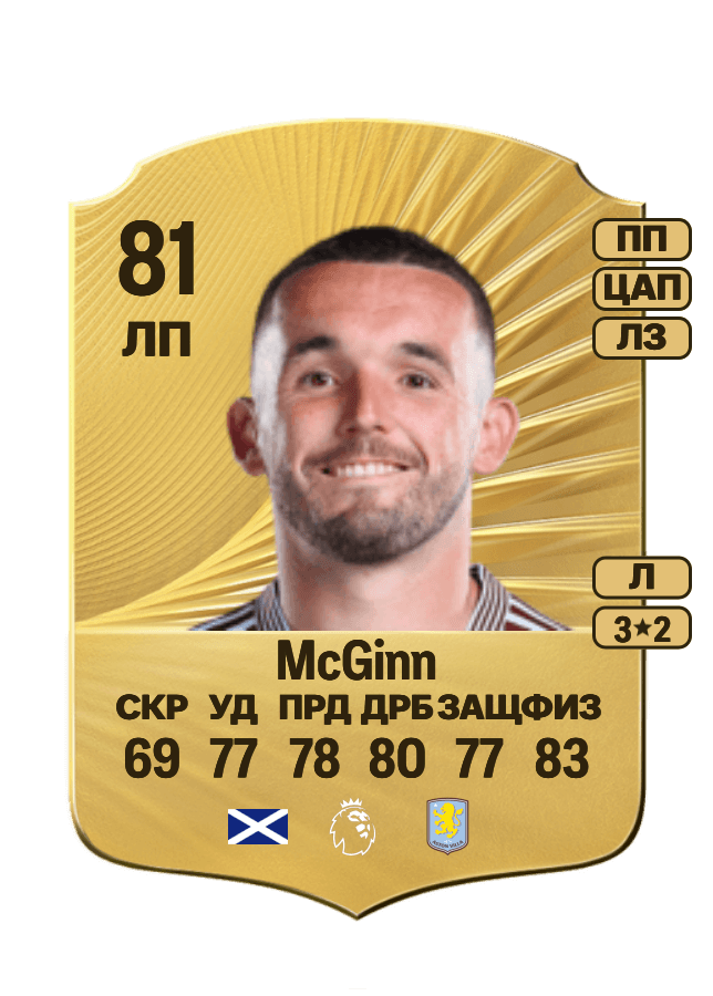 John McGinn card