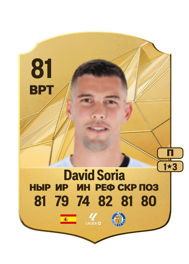 David Soria card