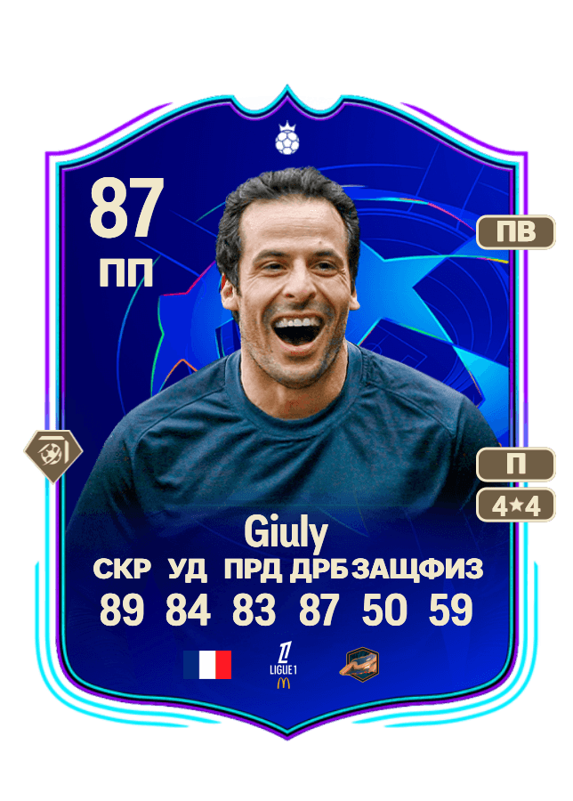 Ludovic Giuly card