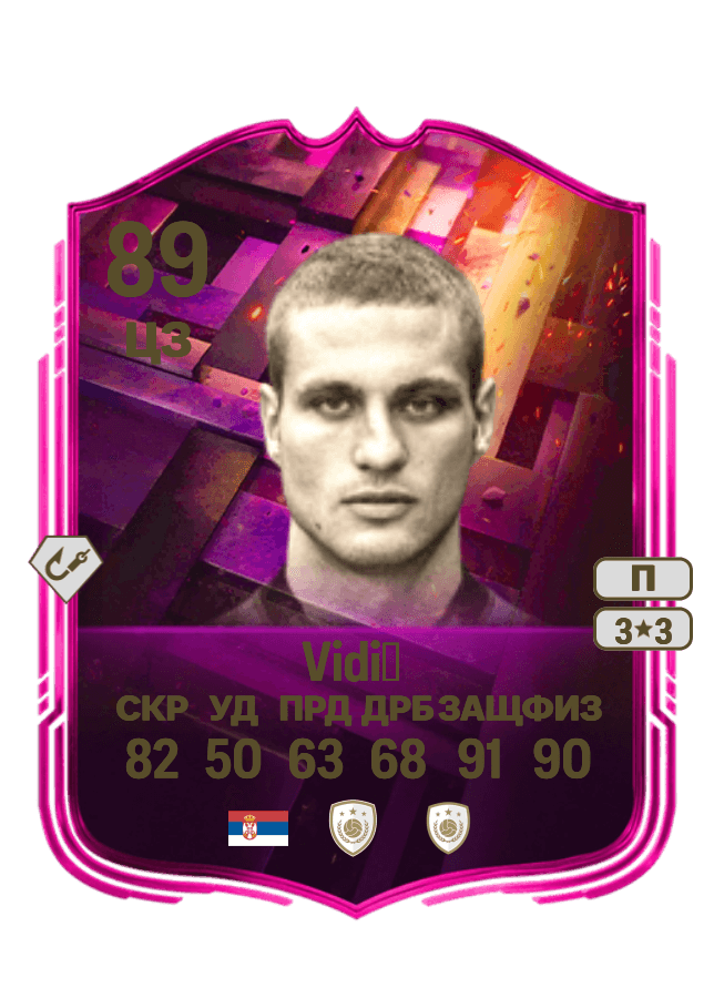 Nemanja Vidić card