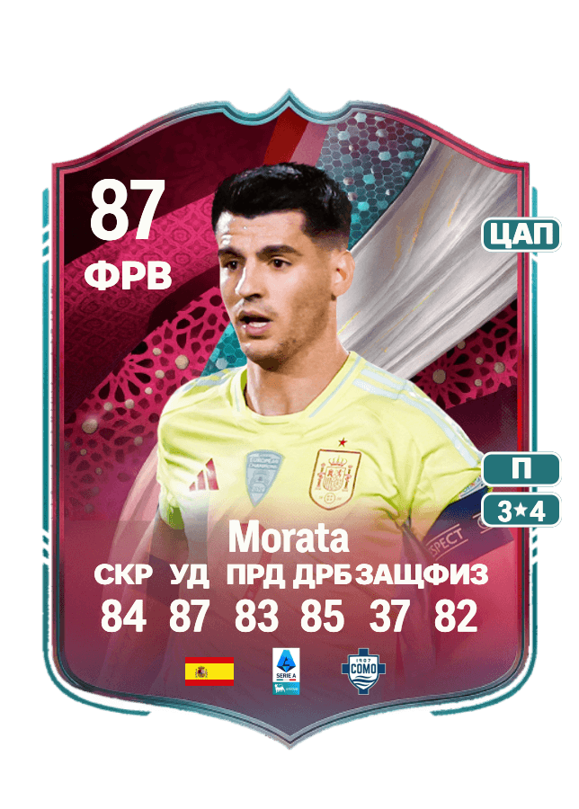 Morata card