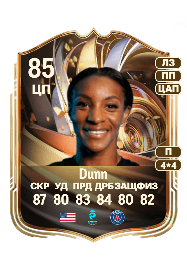 Crystal Dunn card