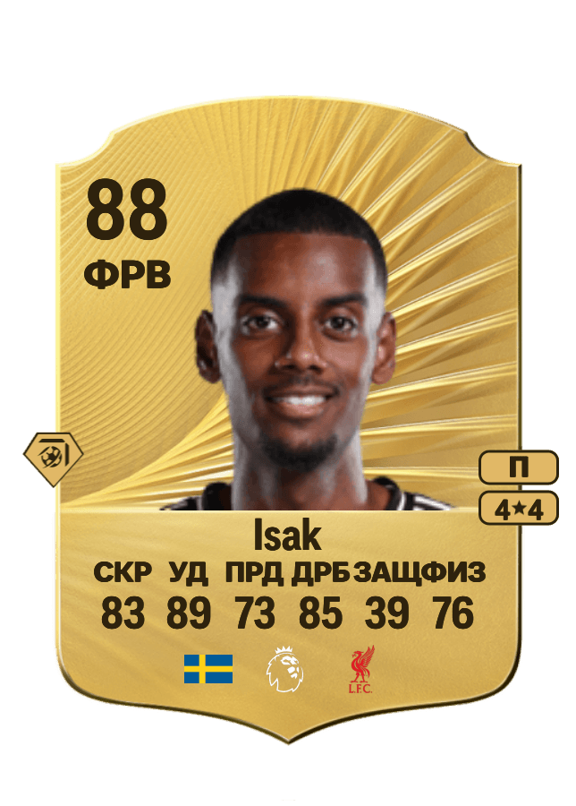 Alexander Isak card