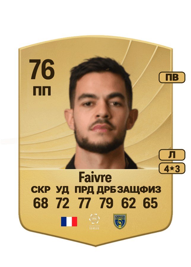 Romain Faivre card