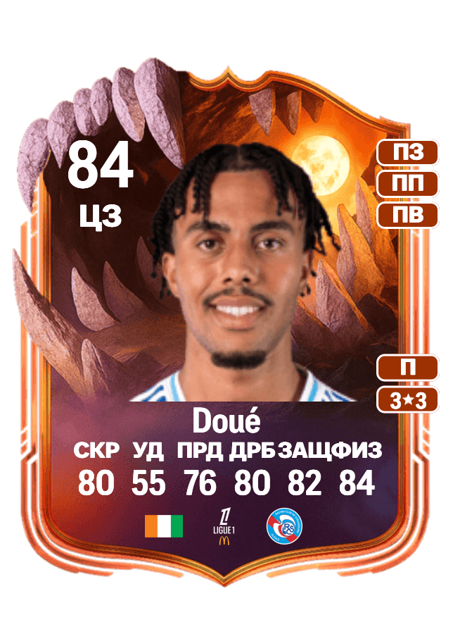 Guéla Doué card