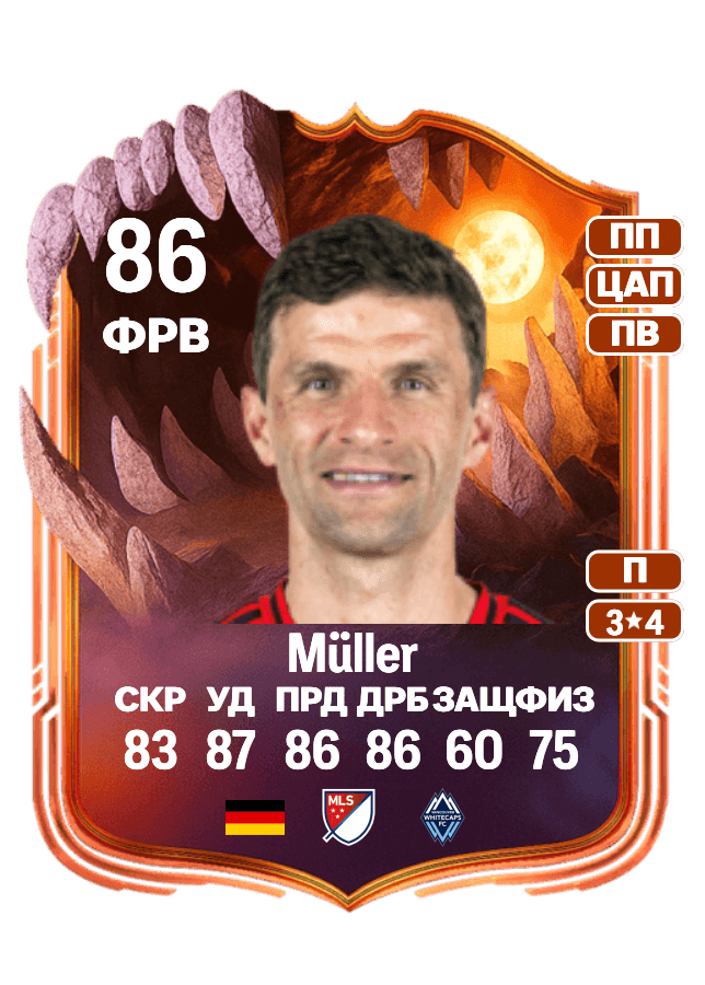Thomas Müller card