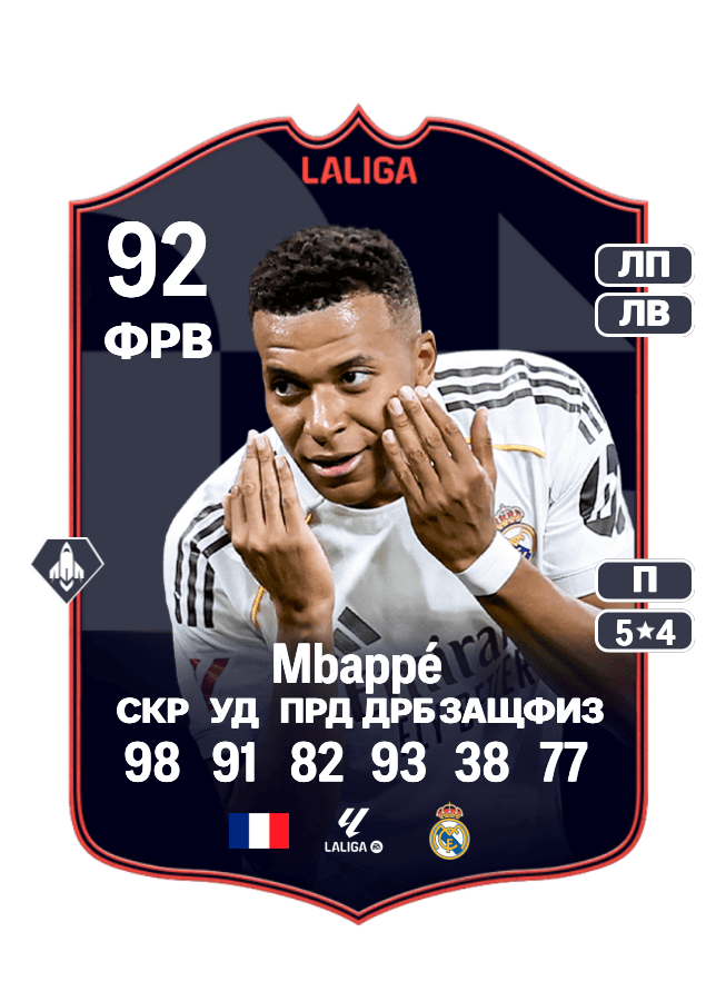 Kylian Mbappé card