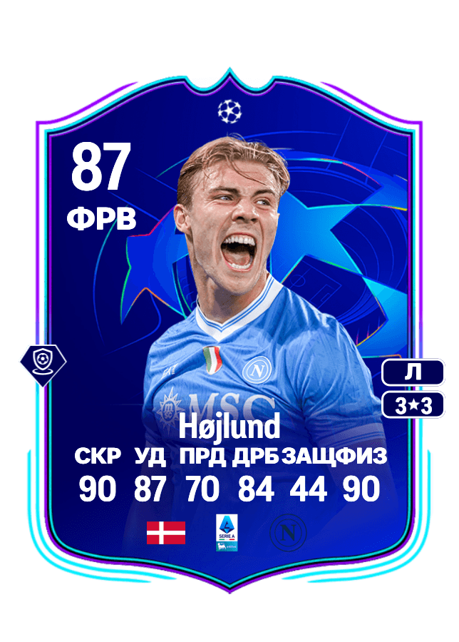 Rasmus Højlund card