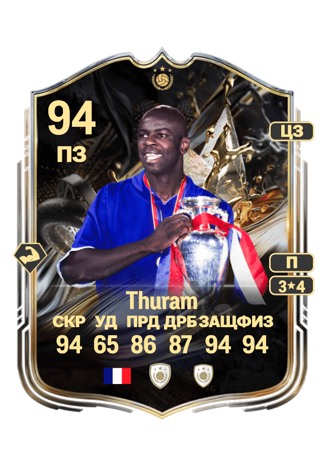 Lilian Thuram card