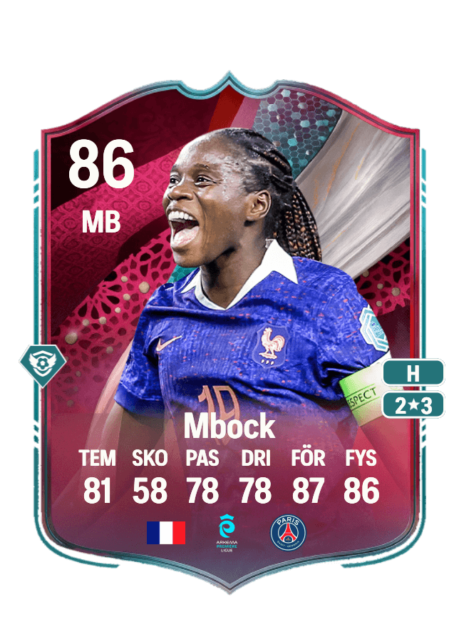Griedge Mbock card