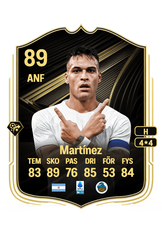 Lautaro Martínez card