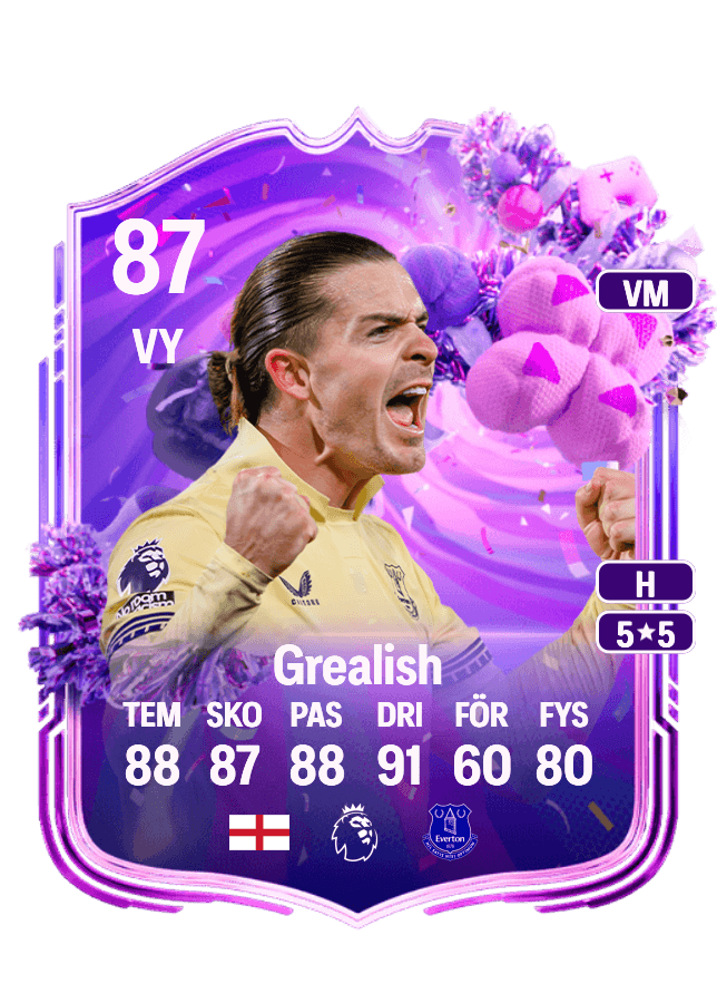 Jack Grealish card