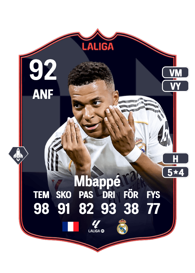 Kylian Mbappé card