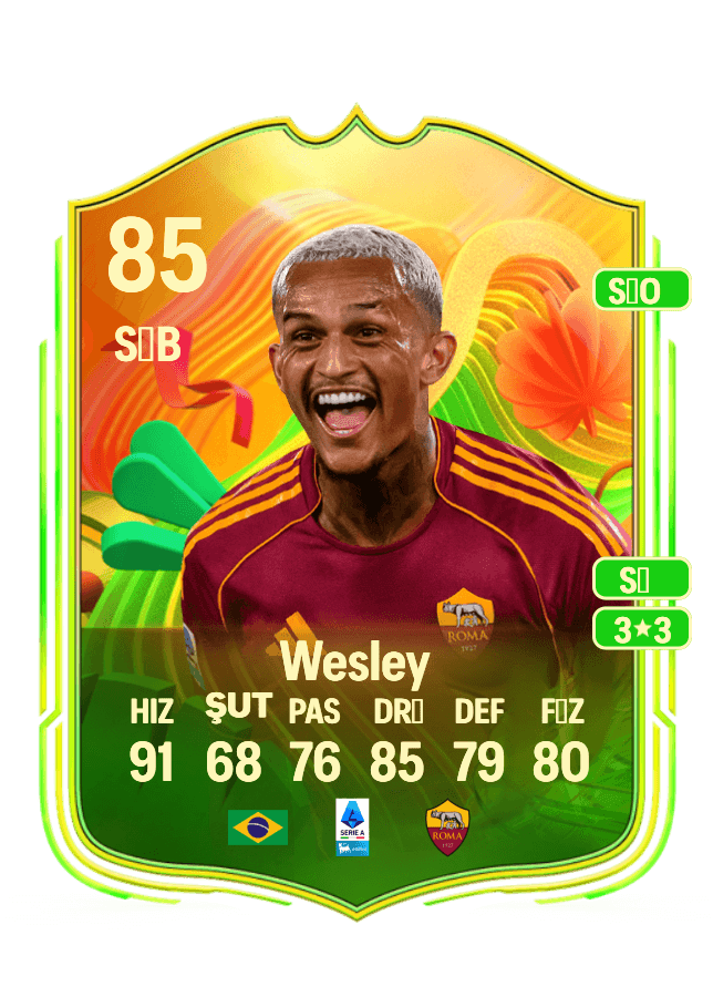Wesley card