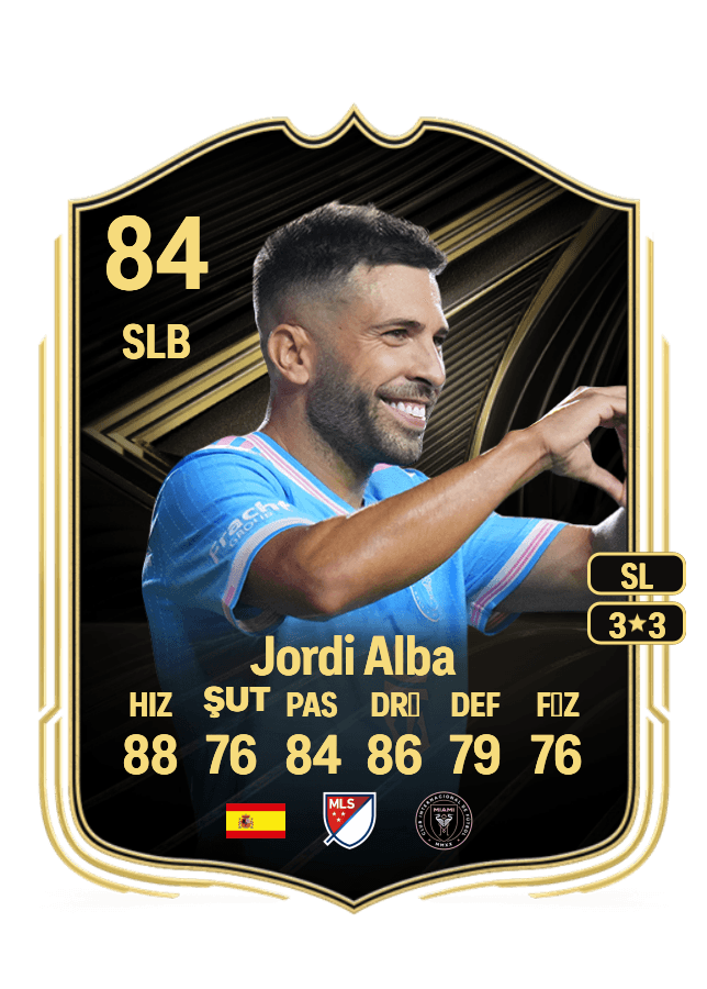 Jordi Alba card
