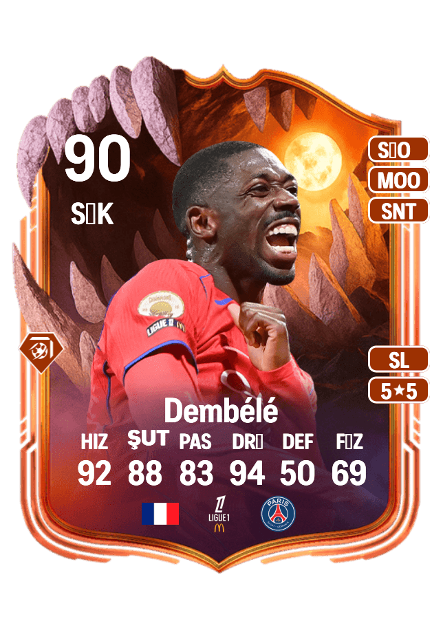 Ousmane Dembélé card