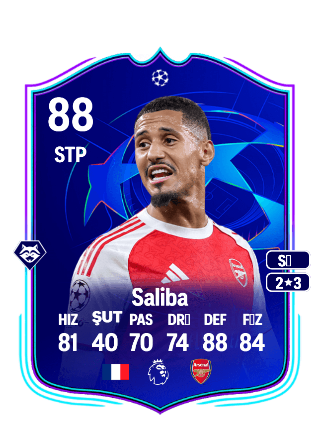 William Saliba card