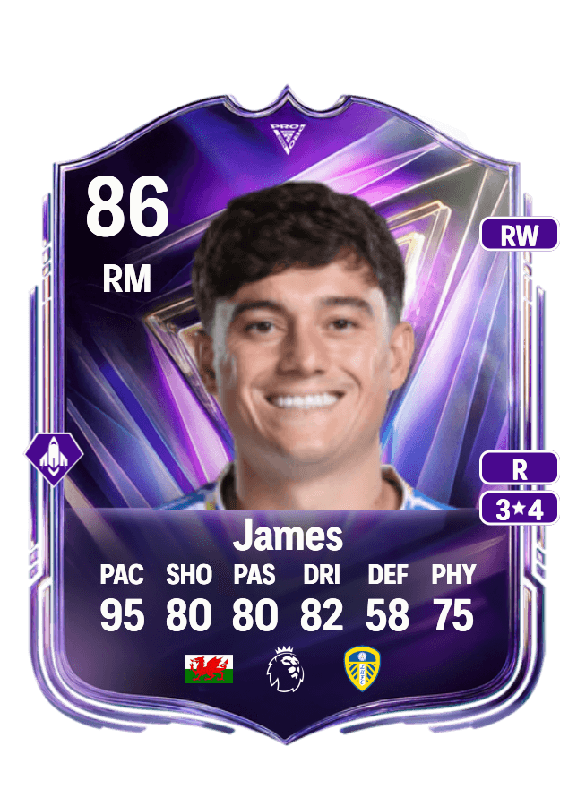 Daniel James card