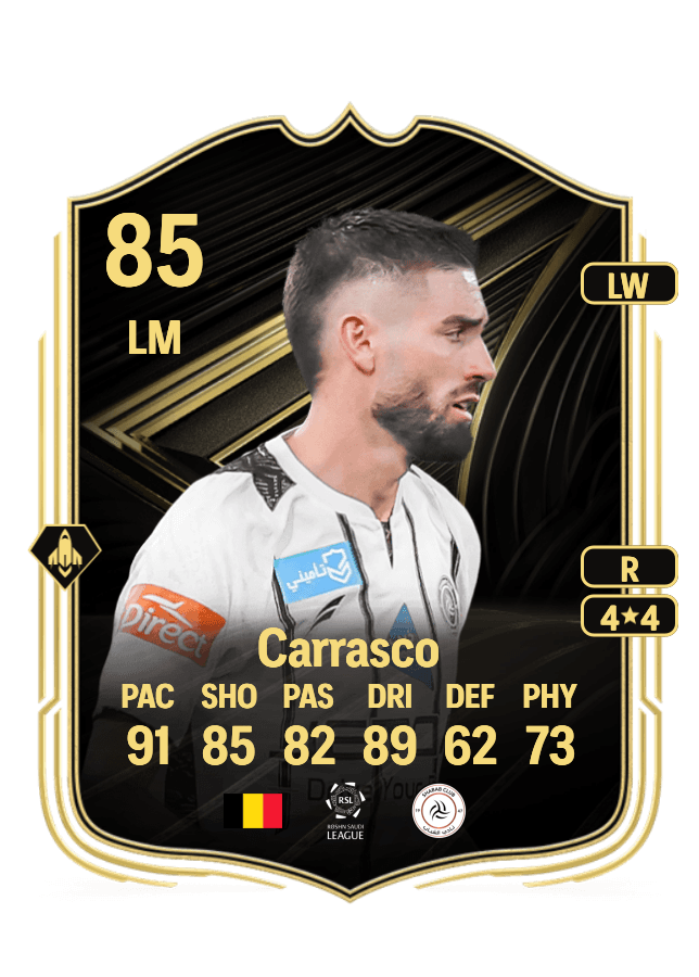 Yannick Carrasco card