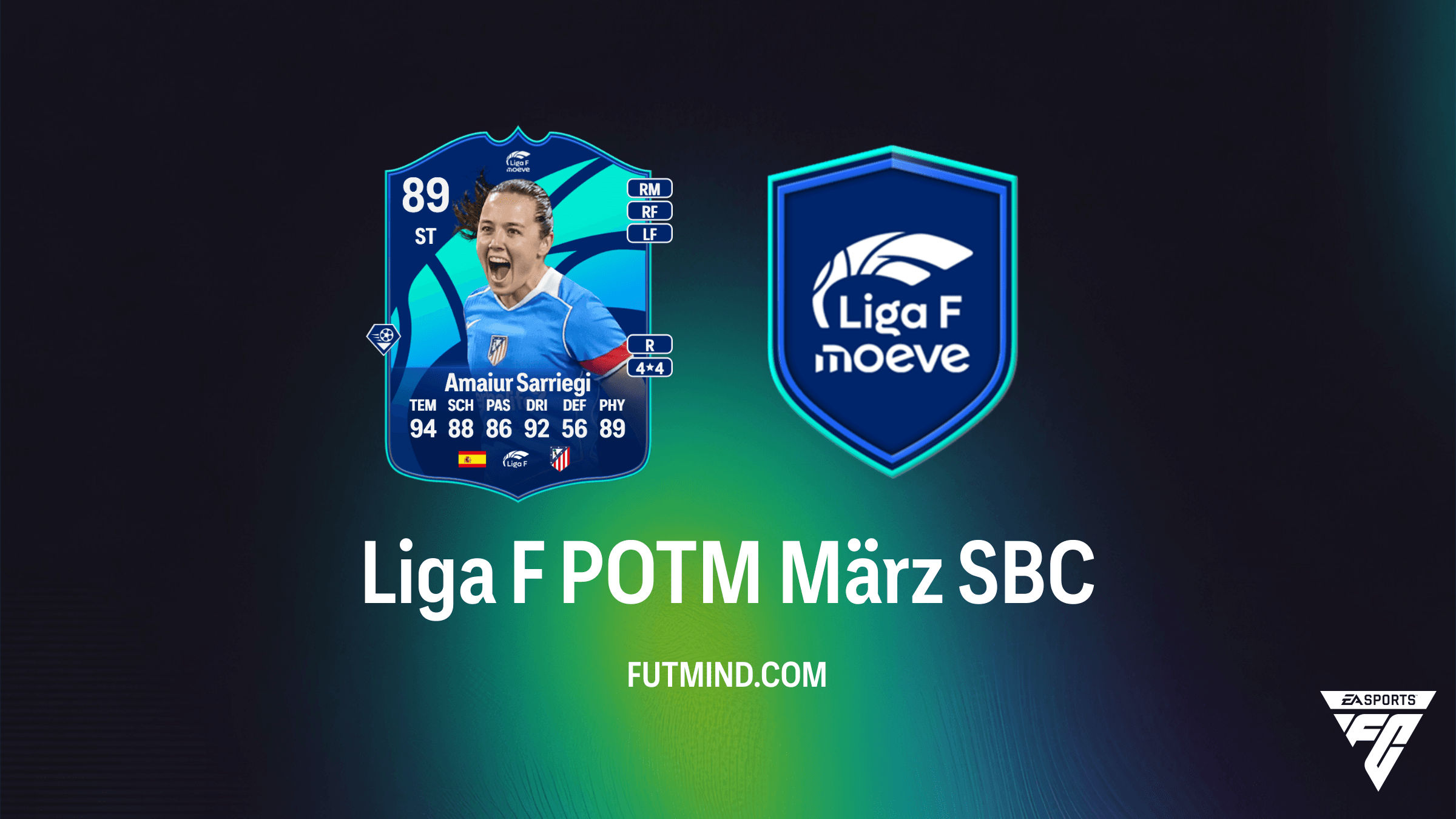 FC 26: So schaltest du die Liga F POTM März SBC von Amaiur Sarriegi frei