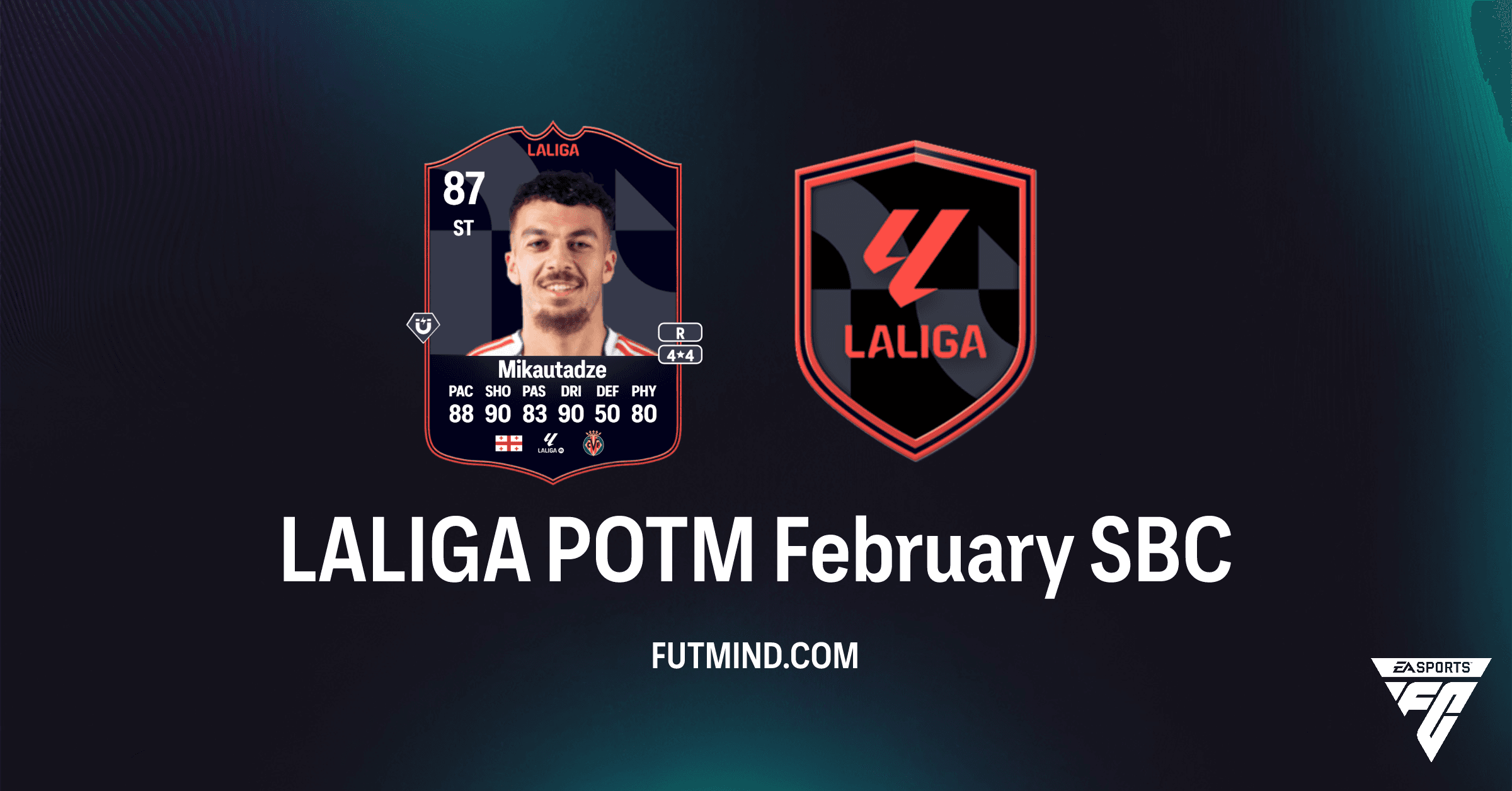 FC 26 LALIGA POTM February SBC: How to Complete Georges Mikautadze